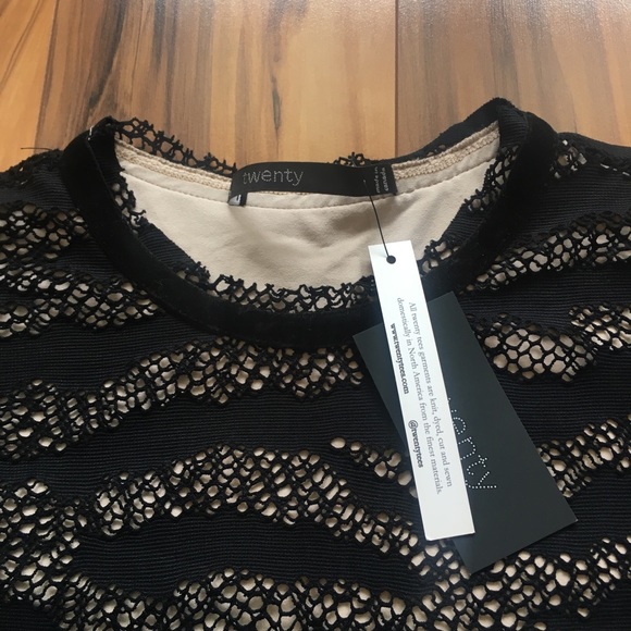 Twenty brand Black Mesh Dress - Picture 3 of 4